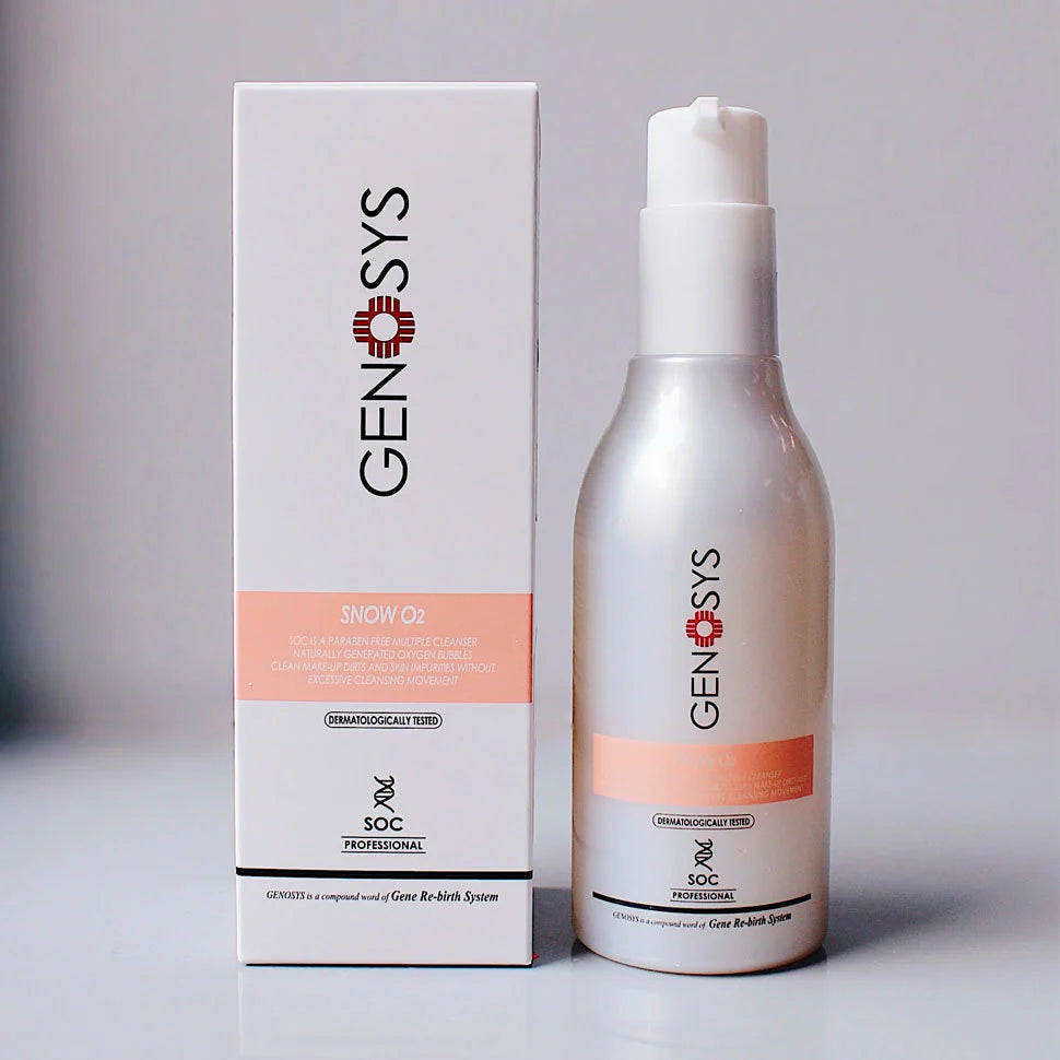 GENOSYS SNOW O2 FACIAL CLEANSING GEL
