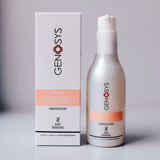 GENOSYS SNOW O2 FACIAL CLEANSING GEL